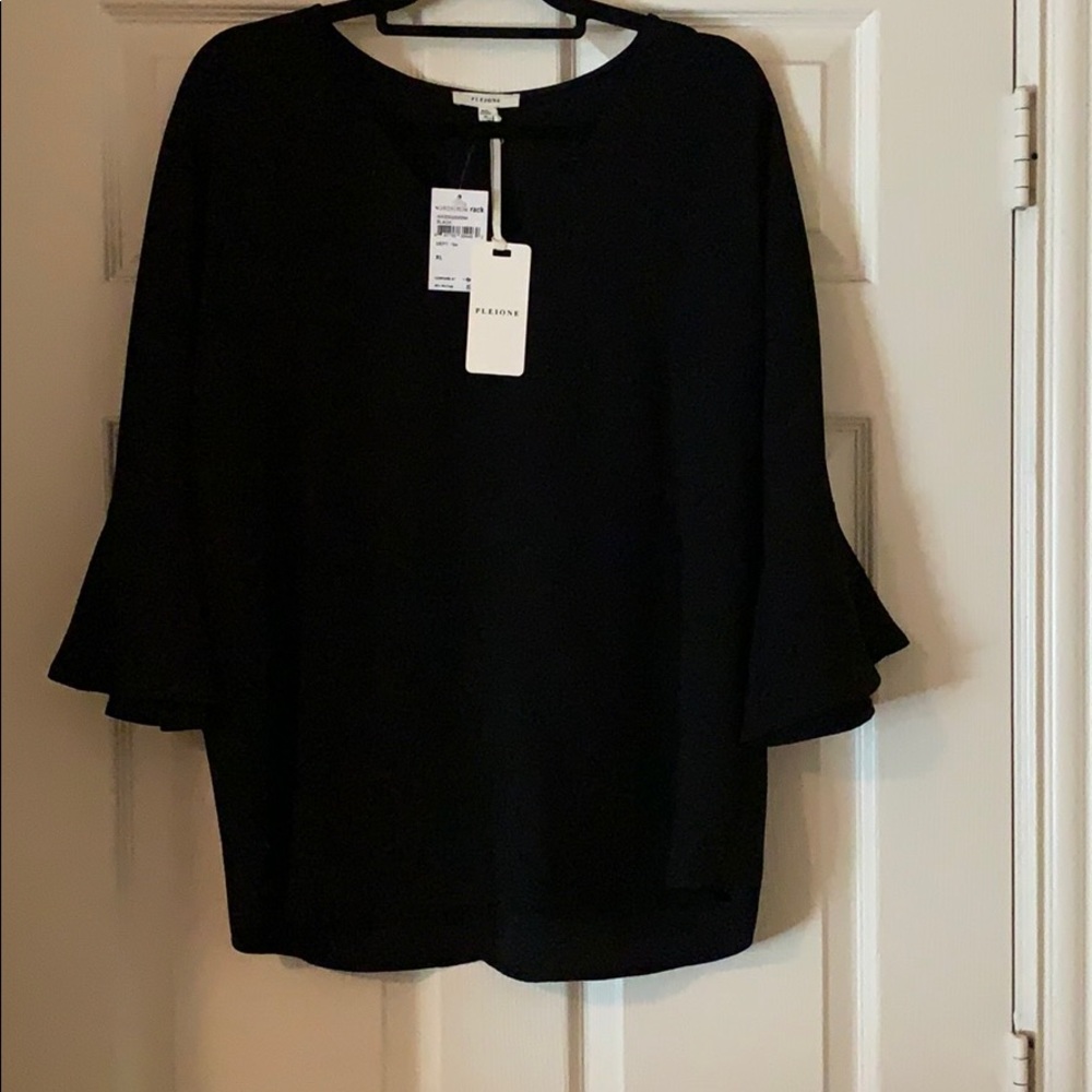 Black Pleione Blouse